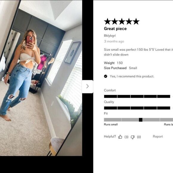 EXPRESS Linen-Blend Tie Front Bandeau Top / Crop Top in Black NWT (L + XL) - Picture 8 of 16